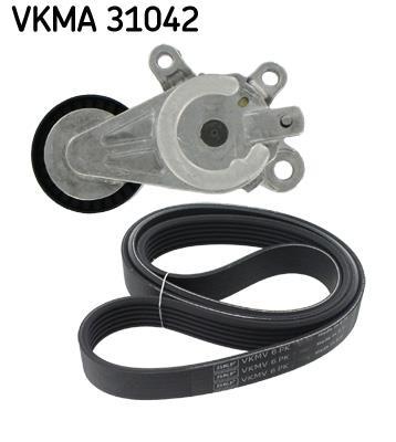 Kit de courroie d'accessoire (Courroie d’alternateur) SKF VKMA 31042